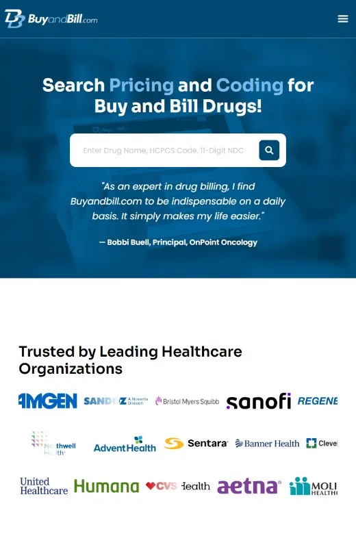 Buy and bill tablet preview