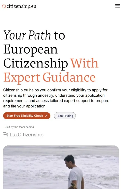 Citizenship.EU tablet preview